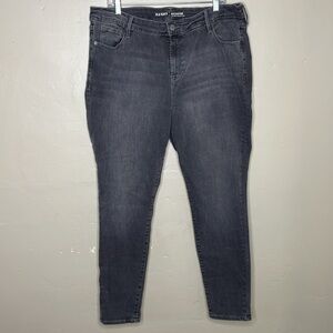 Old Navy Women's High Rise Jeans - Dark Gray